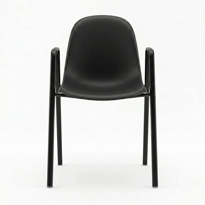 NxtChair Stapelstoel — ISO-frame met armen